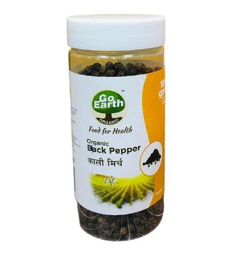 Go Earth Black Pepper Whole (Kali Mirch) (Certified Organic)