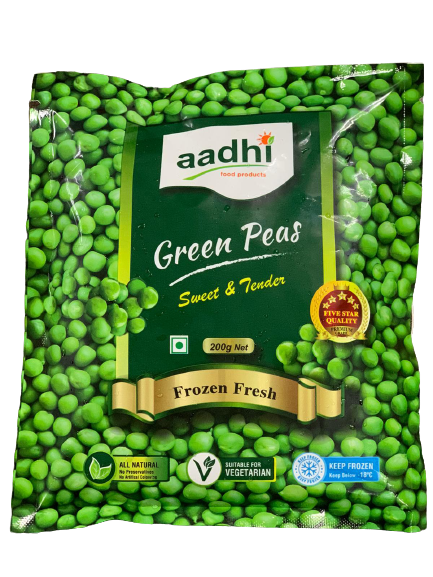 Aadhi Fresh Green Peas (Matar) Chilled 