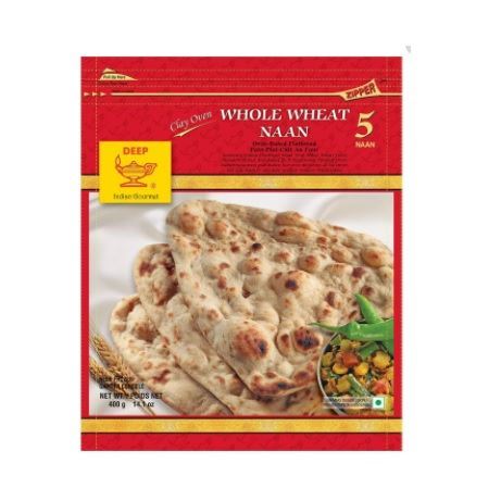 Deep Whole Wheat Naan (Chilled)