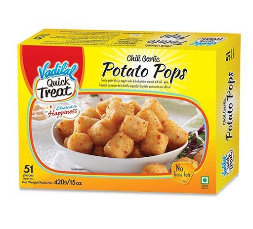 Vadilal Chilli Garlic Potato Pops (Chilled) 