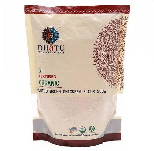 Dhatu Sprouted Brown Chickpea Flour (Certified ORGANIC)