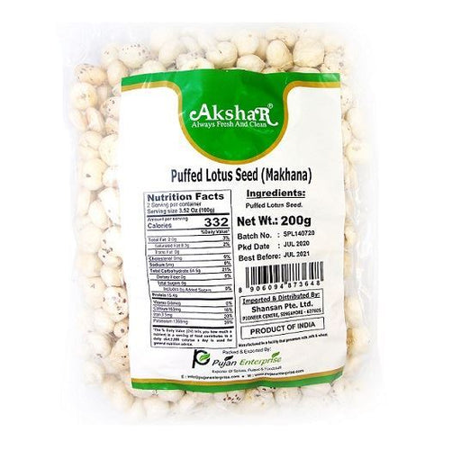 Akshar Puffed Lotus Seed(Makhana)