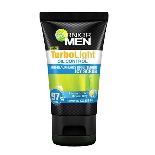 Garnier Men Turbo Light Anti Blackheads Brightening Icy Scrub