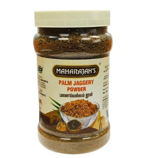 Maharajah's Brand Palm Jaggery Powder (Karupatti) Jar