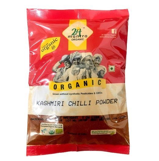 24 Mantra Kashmiri Red Chilli Powder (Certified ORGANIC)