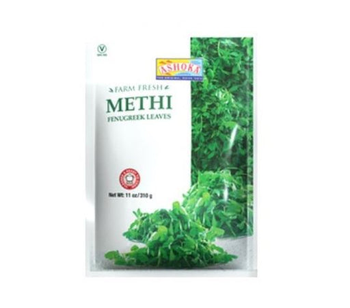 Ashoka Fresh Methi/Fenugreek Leaves (Frozen)