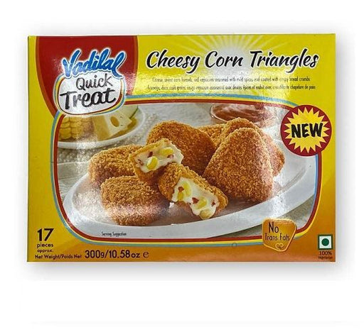 Vadilal Cheesy Corn Triangles (Frozen)