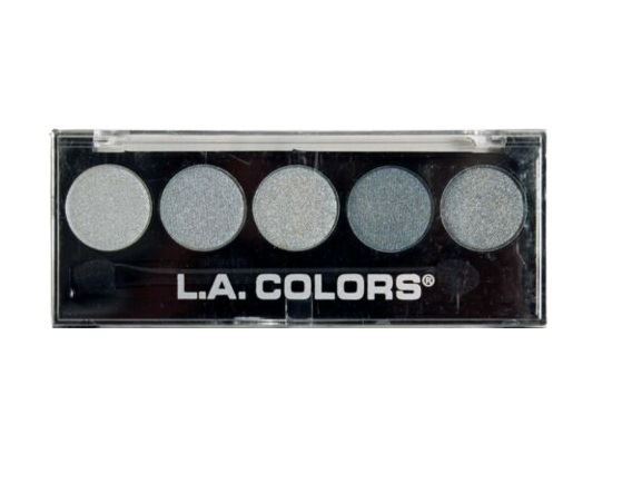 L.A.Colors Metallic 5 Colors Eyeshadow Stormy (EP46)