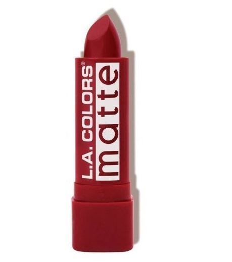 L.A. Colors Moisture Matte Lipstick Relentless Red (CML514)