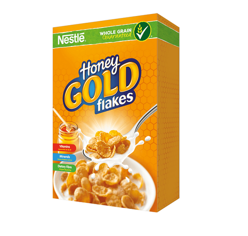 Nestle Cereal Whole Grain Breakfast Honey Gold Corn Flakes
