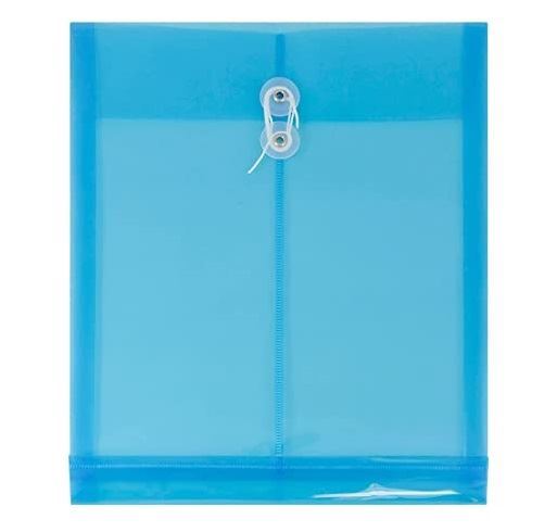 Flexi Brand String & Button Envelope BLUE (EN 01AS)