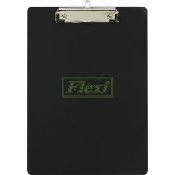 Flexi Brand Plastic Clipboard File BLACK A4 Size (2061)