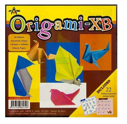 Flexi Brand Origami Paper Assorted Colours (FXB 20)