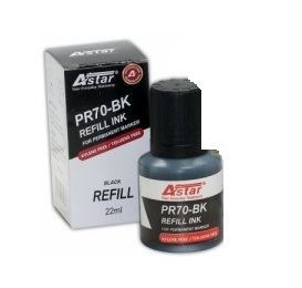 Flexi Brand A Star Permanent Marker Refill Ink BLACK  (AT70) 
