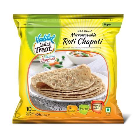Vadilal Microwable Roti Chapati (Frozen) (Premium Quality)