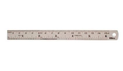 Flexi Steel Ruler 6" (15 cm)