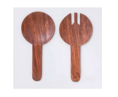 Ellementry Sheesham Wooden Salad Spoons