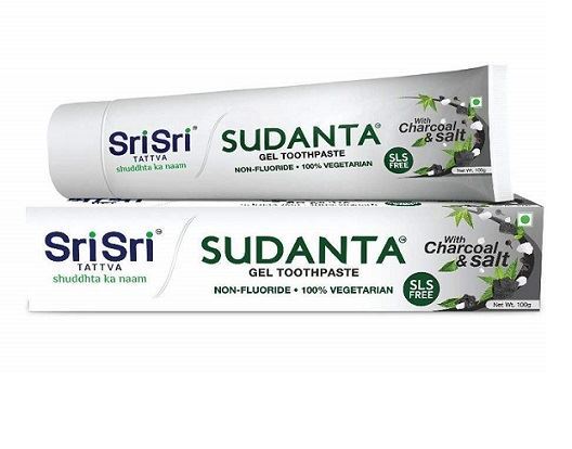 Sri Sri Ayurveda Sudanta Gel Toothpaste With Charcoal & Salt
