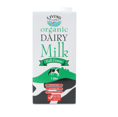 Living Planet Organic Full Cream UHT Milk (Premium Milk Australia)