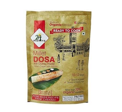 24 MANTRA Millet Dosa With Chutney Powder (Certified ORGANIC)