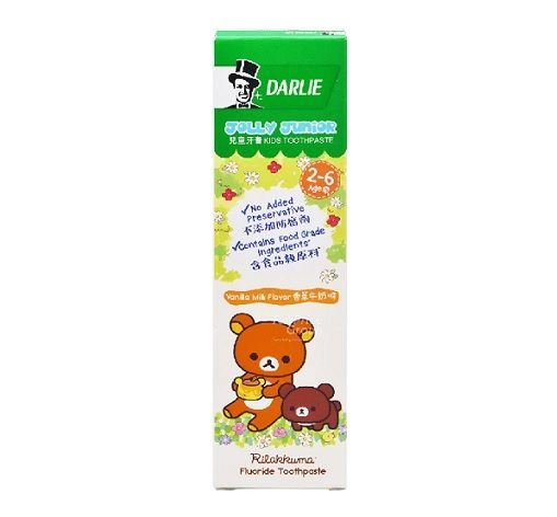 Darlie Jolly Junior Kids Toothpaste Vanilla Milk Flavour (Age 2 To 6) 