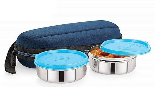 Prime Housewares Silico Stainless Steel Lunch Box With Pouch (Colour May Vary)