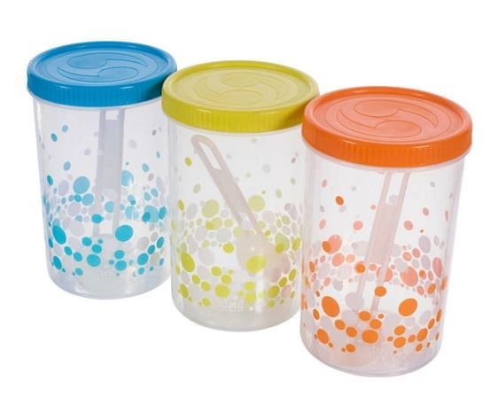 Prime Housewares Tiny Tot Design Printed Plastic Storage Container (Colour May Vary)