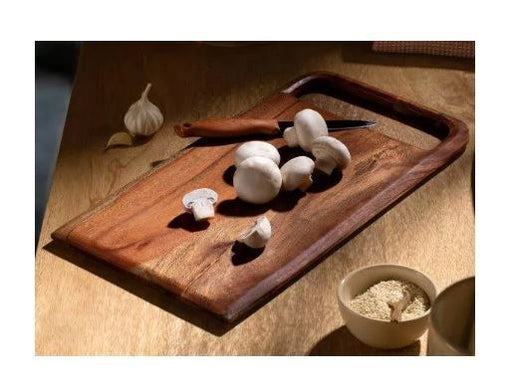 Ellementry Chop N Cheese Acacia Wood Chopping Board Rectangle With Hand