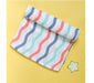 Kaarpas Ocean Dive 100% Premium  Cotton Muslin Swaddle Dreamy Waves Baby Blanket Medium (KASW1034S) (Certified ORGANIC)