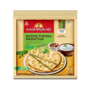 Aashirvaad Matar Pudina Paratha (Chilled)