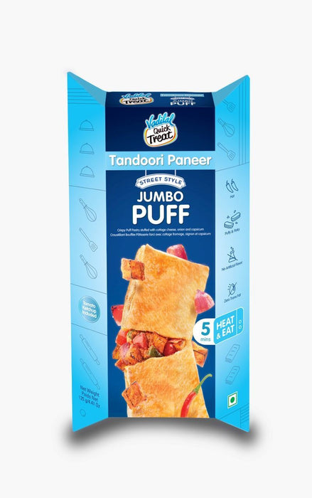 Vadilal Tandoori Paneer Jumbo Puff (Chilled)