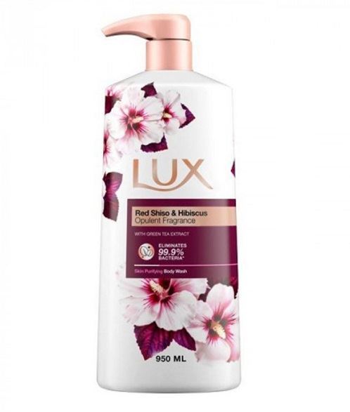 Lux Red Shiso & Hibiscus Body Wash Bottle