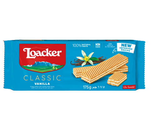 Loacker Classic Vanilla Crispy Wafers
