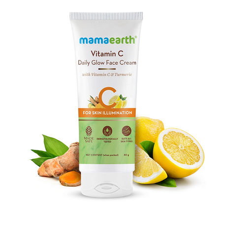 Mamaearth Vitamin C Daily Glow Face Cream with Turmeric (Certified ORGANIC)