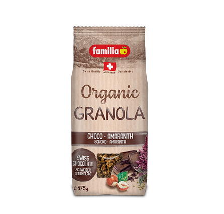 Familia Swiss Choco Amaranth Crunchy Granola Muesli  (Certified ORGANIC)