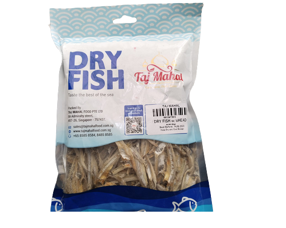 Taj Mahal Dry Fish Anchovies (Without Head)