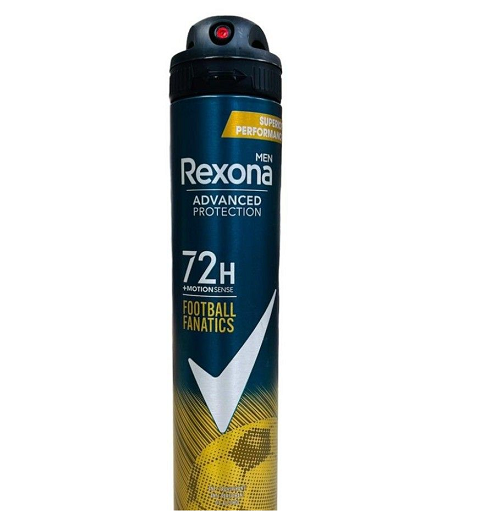 Rexona Men 72H+ Motion Sense Football Fanatics Deodorant Spray