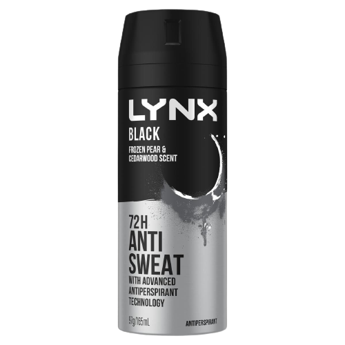 Lynx Black Frozen Pear & Cedarwood Scent Deodorant Body Spray
