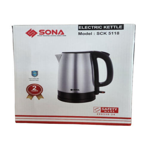 Sona Electric Stainless Steel Kettle