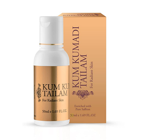 Kum Kumadi Tailam For Radiant Skin Enriched With Pure Saffron