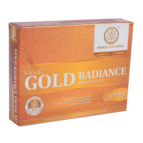 Khadi Natural  Herbal Gold Radiance Mini Facial Kit 