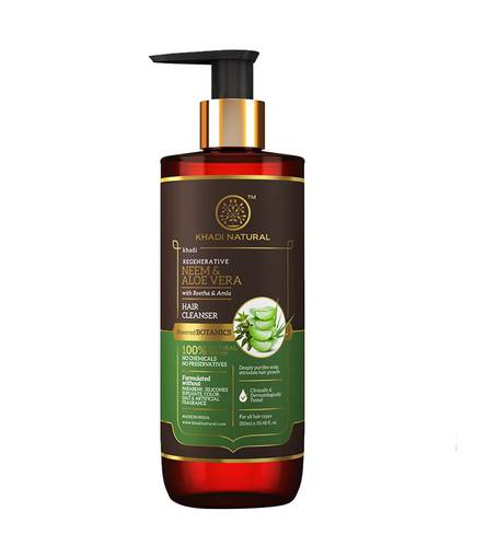 Khadi Natural Neem & Aloe Vera Hair Shampoo (Cleanser)