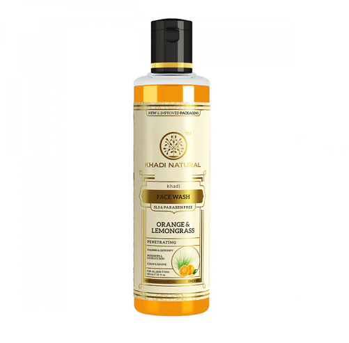 Khadi Natural Organique Herbal Orange & Lemongrass Face Wash
