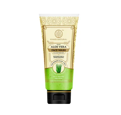 Khadi Natural Aloe Vera Detoxifying & Moisturizing Face Wash 