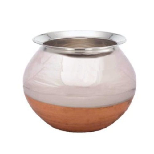 Stainless Steel Copper Bottom Pot with Lid
