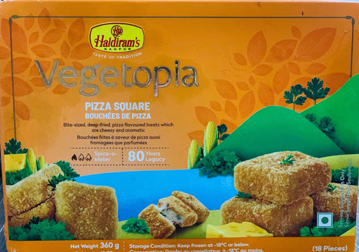 Haldiram's Vegetopia Pizza Square with aromatic Cheesy Fillings (Chilled)