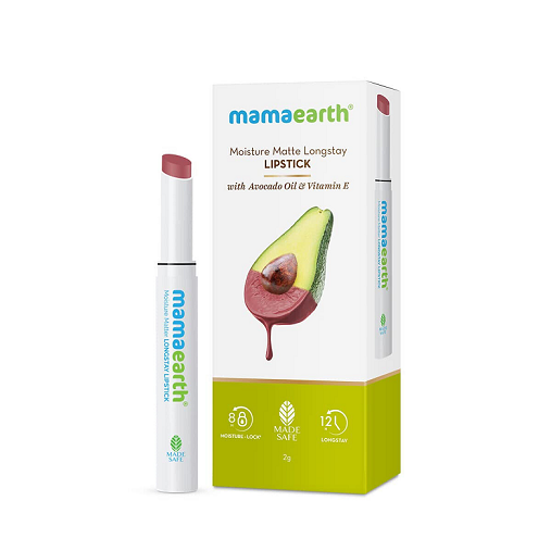Mamaearth Moisture Matte Longstay Lipstick 02 Plum Punch