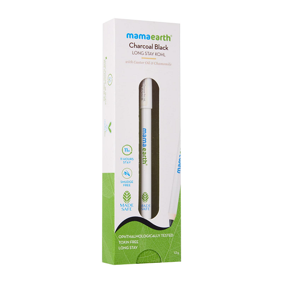 Mamaearth Charcoal Black Long Stay Kajal