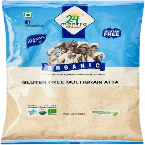 24 MANTRA Gluten Free Multigrain Atta (Certified ORGANIC)