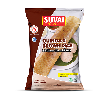 Suvai Quinoa and Brown Rice Idly Dosa Batter ((Delivered at least 2 days before it expires) (Chilled)